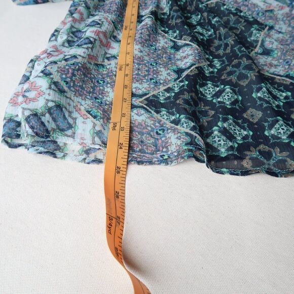 Libby Edleman Sheer Cold Shoulder Blouse - Picture 11 of 11